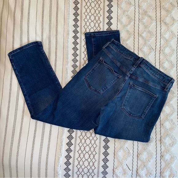 Blue Straight Leg Jeans - Picture 2 of 3